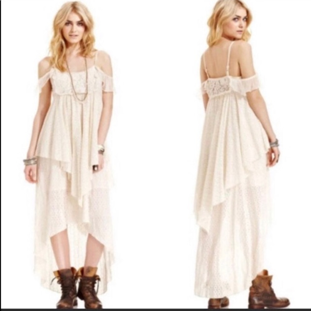 Great condition Free People candle light maxi dress - Picture 8 of 10